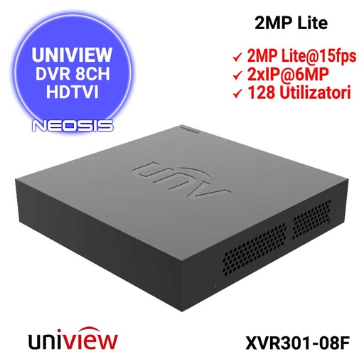 [XVR301-08F] UNV 8 CHENNAL DVR 