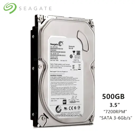 SEAGATE HARD DRIVE 500GB (01 YEAR)